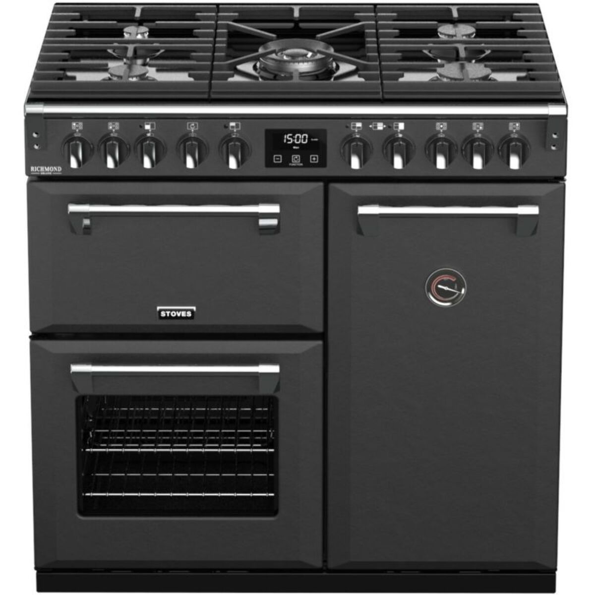 Piano de cuisson gaz STOVES RICHMOND DELUXE 90 DFT ANTHRACITE