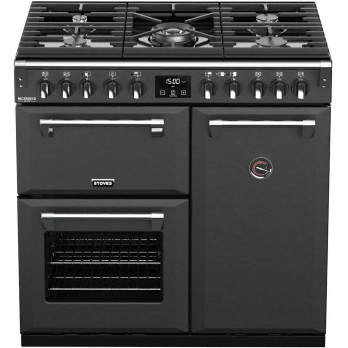 Piano de cuisson gaz STOVES RICHMOND DELUXE 90 DFT ANTHRACITE