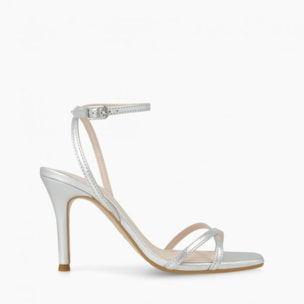 SANDALIAS PLATEADAS SIBAR