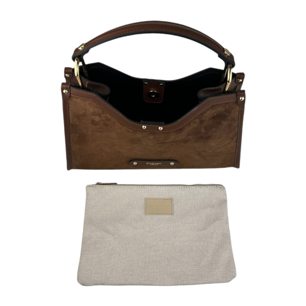 Bolso Hobo Cheval Firenze Capri Mini F/W Marrón