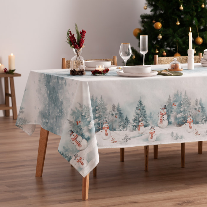Nappe de Noël en coton155x100 cm