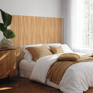 Rouleau revêtement adhésif vinyle au mètre - Sticker mural tête de lit - BOIS SCANDINAVE