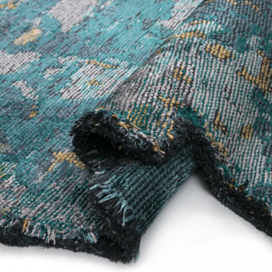 ATIPA Tapis salon kilim, Forme originale, Tissé à la main