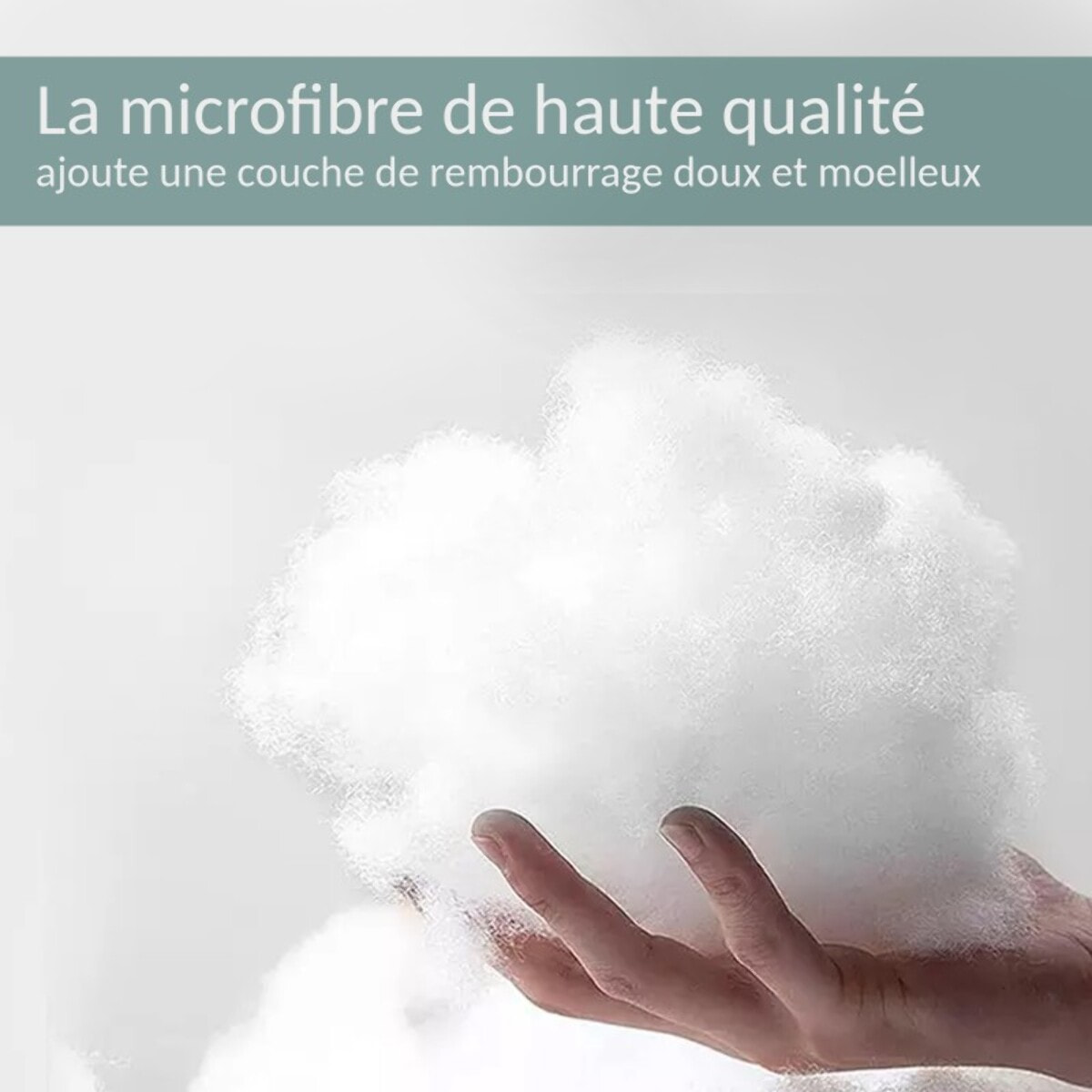 Surmatelas 3D Luxe | 100% microfibre | large bonnet élastique | moelleux