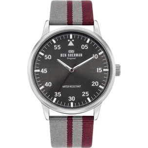 Reloj Ben Sherman WB042ER Hombre Analogico Cuarzo con Correa de Tela