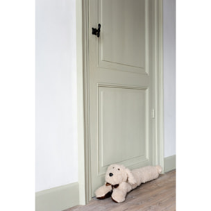 J-Line butoir de porte Chien - polyester - beige clair