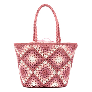 Zenson borsa a spalla donna. Realizzata in cotone.