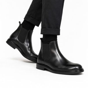 Beatles in pelle con fascia elastica
