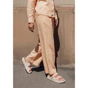 Sandalias Abiertas de Mujer Hebilla Ajustable Vibe Beige