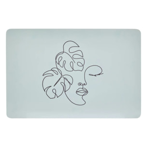 Set de table Visage L45xp30xH0,2cm