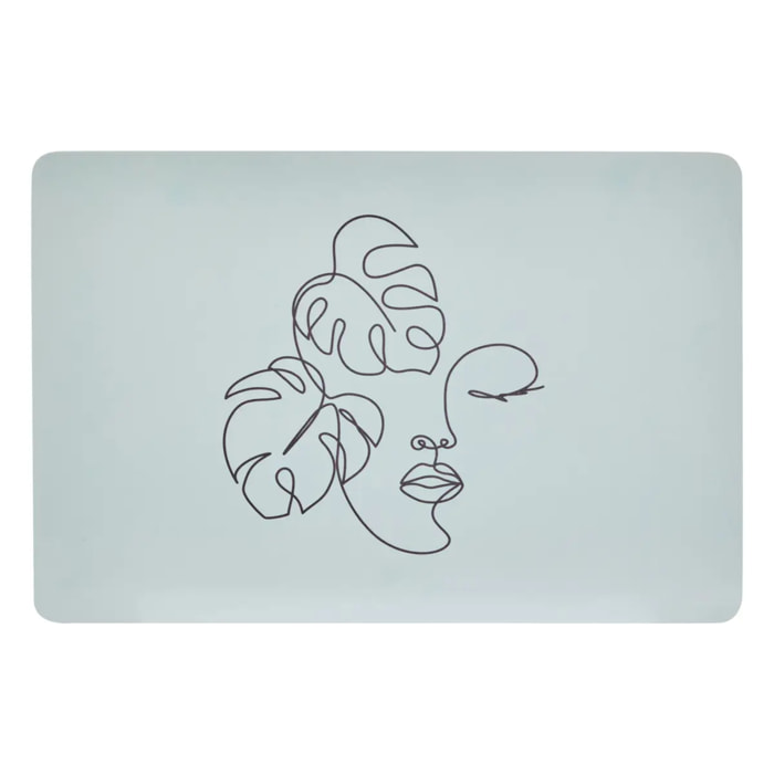 Set de table Visage L45xp30xH0,2cm