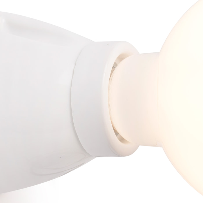 KERA Lampe applique blanche