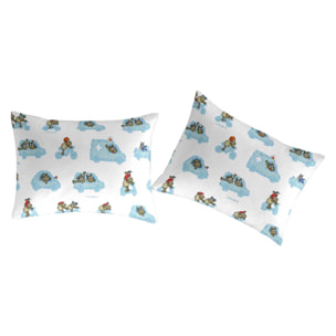 2 Fundas de almohada 50x75 cm EDICULOS - 100% algodón -