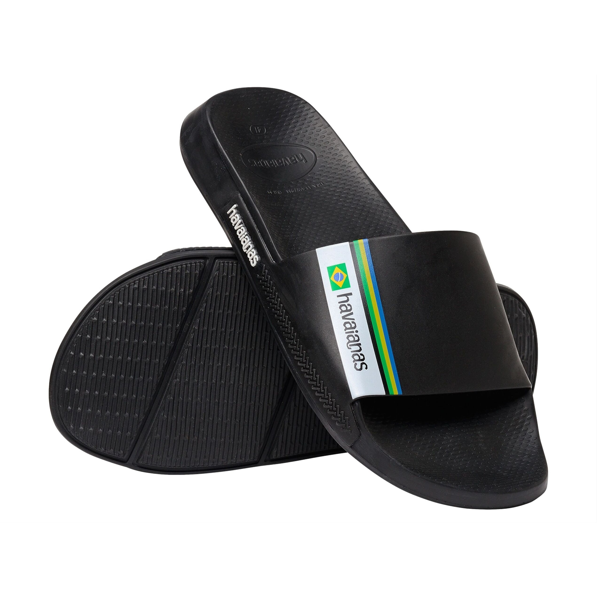 Ciabatte Havaianas Slide Brasil Nero