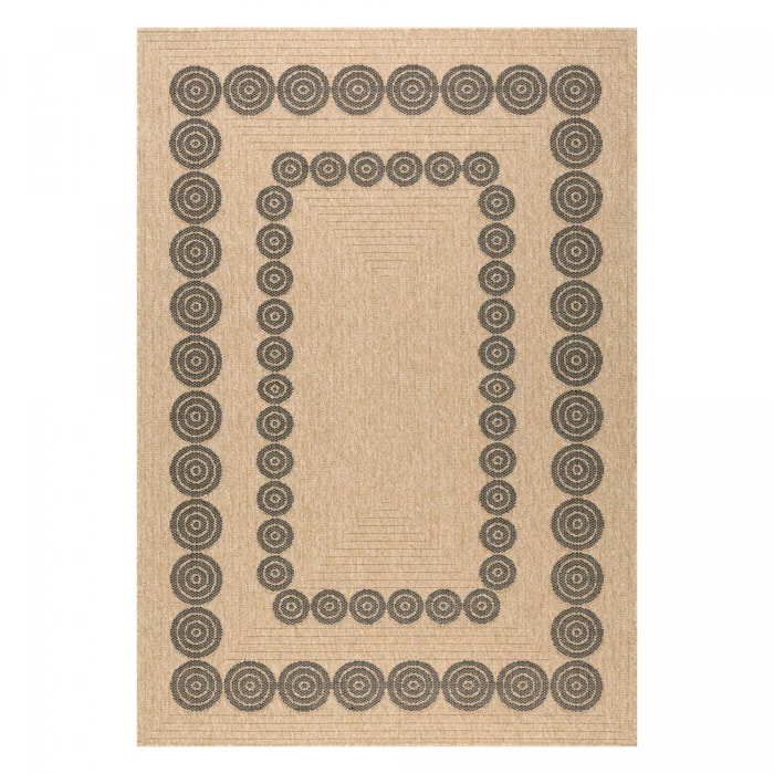 Tapis carré motif géométrique BIRI