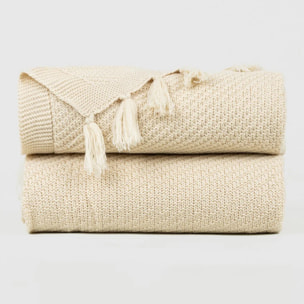 Plaid tondelo naturale