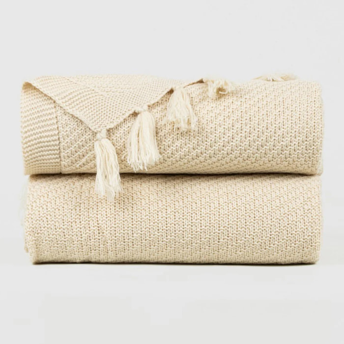 Plaid tondelo naturale