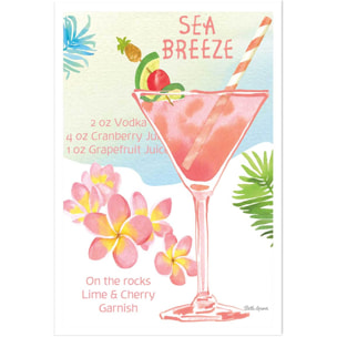 Affiche Sea breeze en aquarelle Affiche seule