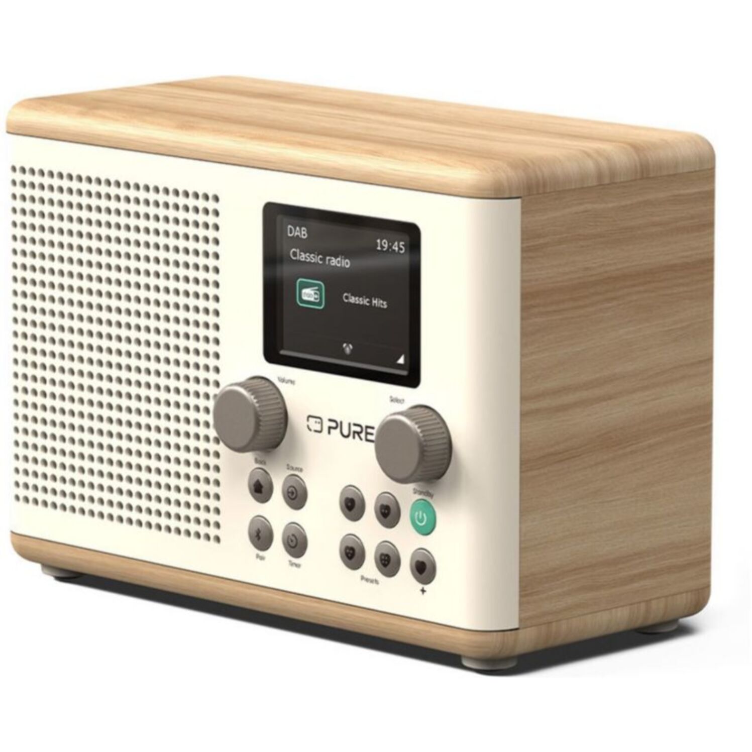 Radio DAB PURE Classic H4 Cotton White