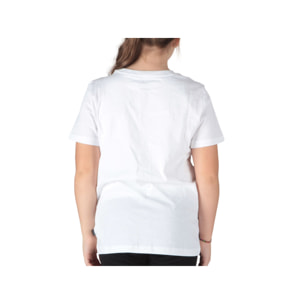 T-Shirt Puma Ess + 2 Col Logo Tee Bianco