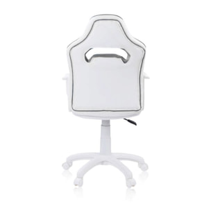 Silla gaming DRW Blanco - Gris DRW