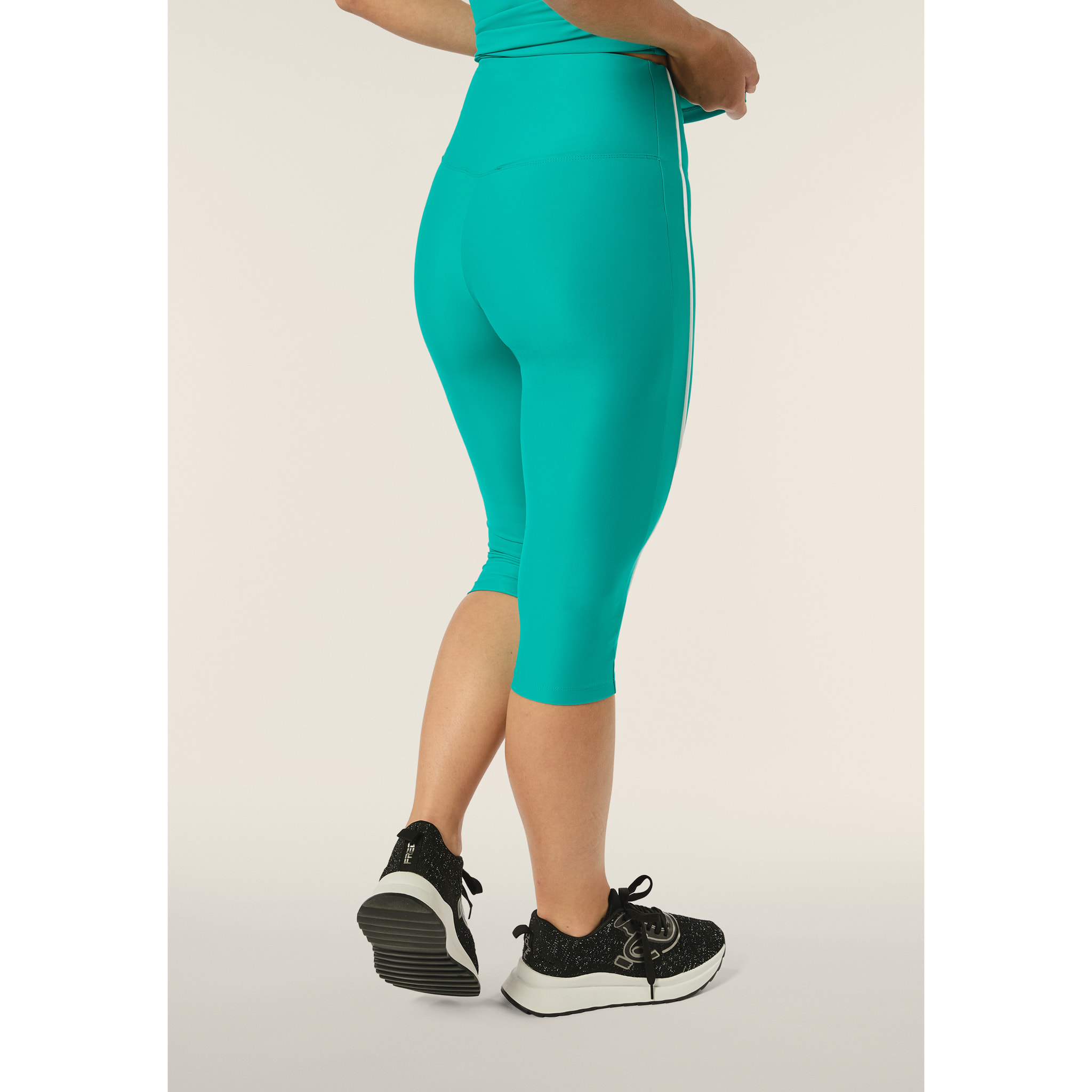 Leggings Corsaro a Vita Alta con bordature a contrasto