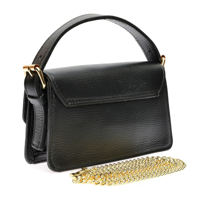 Borsa a spalla Anna Luchini Nero