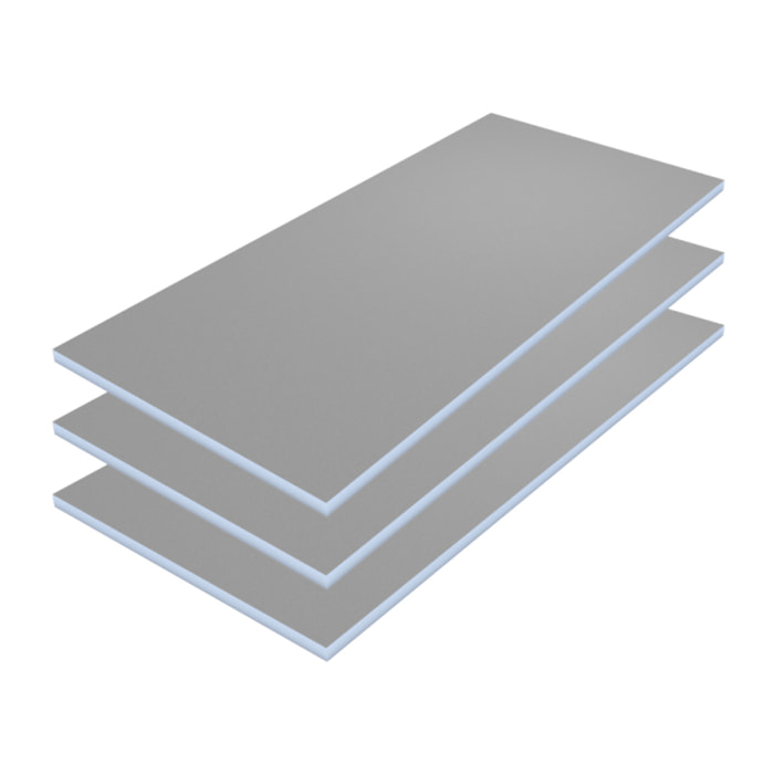 Lot de 3 panneaux de construction WEDI 250 x 60 x 4 cm