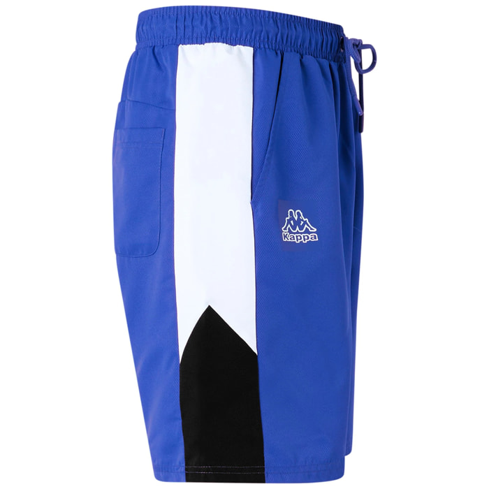 Pantaloni Corti Kappa Uomo Logo Gaggio Blu