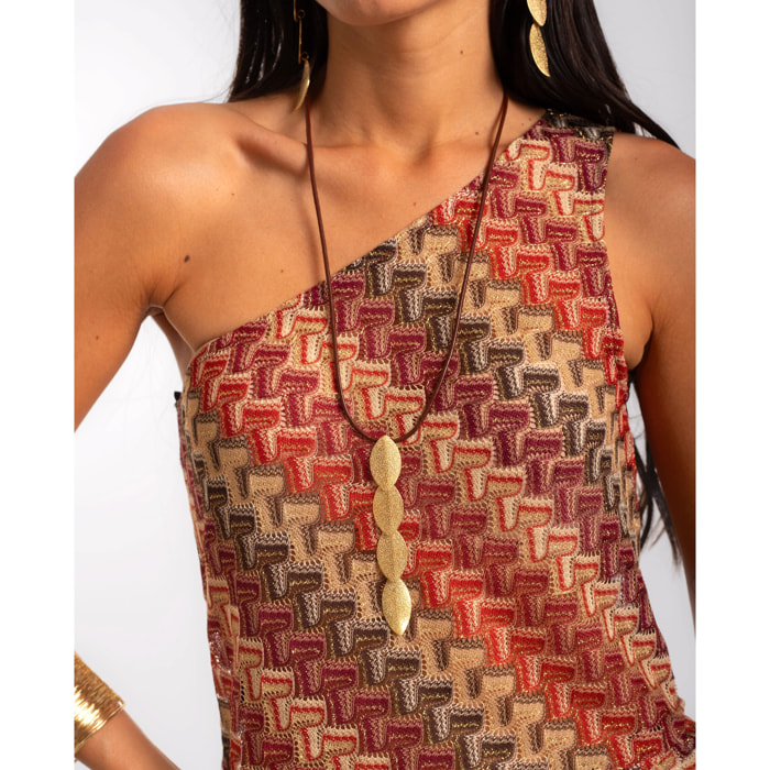 Collar dorado de mujer