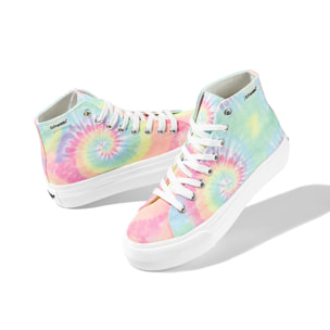 Zapatillas Altas One Way Tie Dye en Multicolor D.Franklin