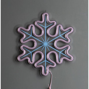 Fiocco neve - Pezzi 2 - 26,5xH30x1,5cm - Bianchi Dino SpA