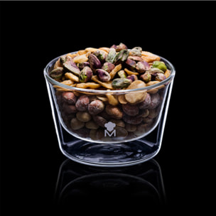 Bol mediano mixology de 400ml de doble pared en borosilicato masterpro