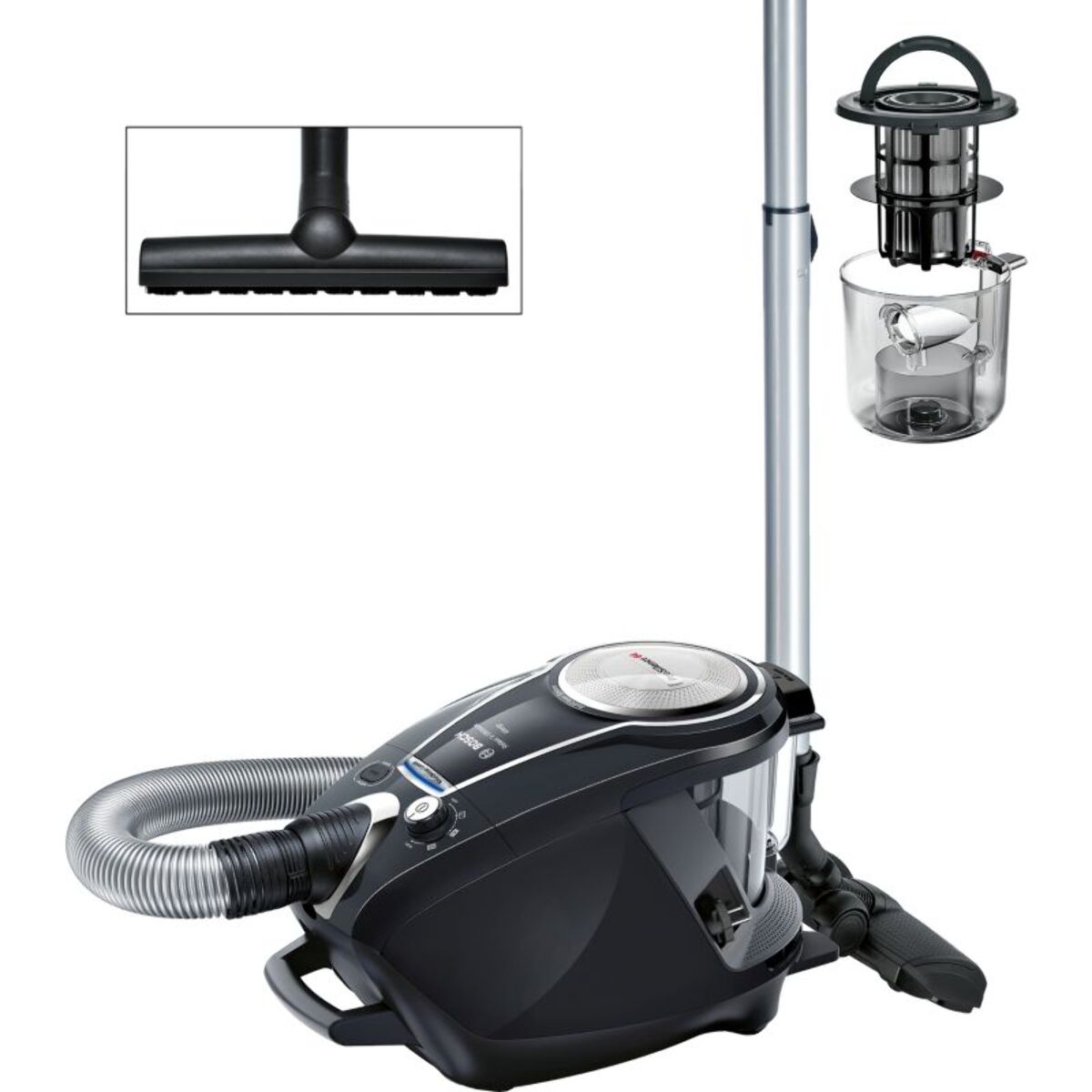 Aspirateur sans sac BOSCH BGS7SIL64 serie 8