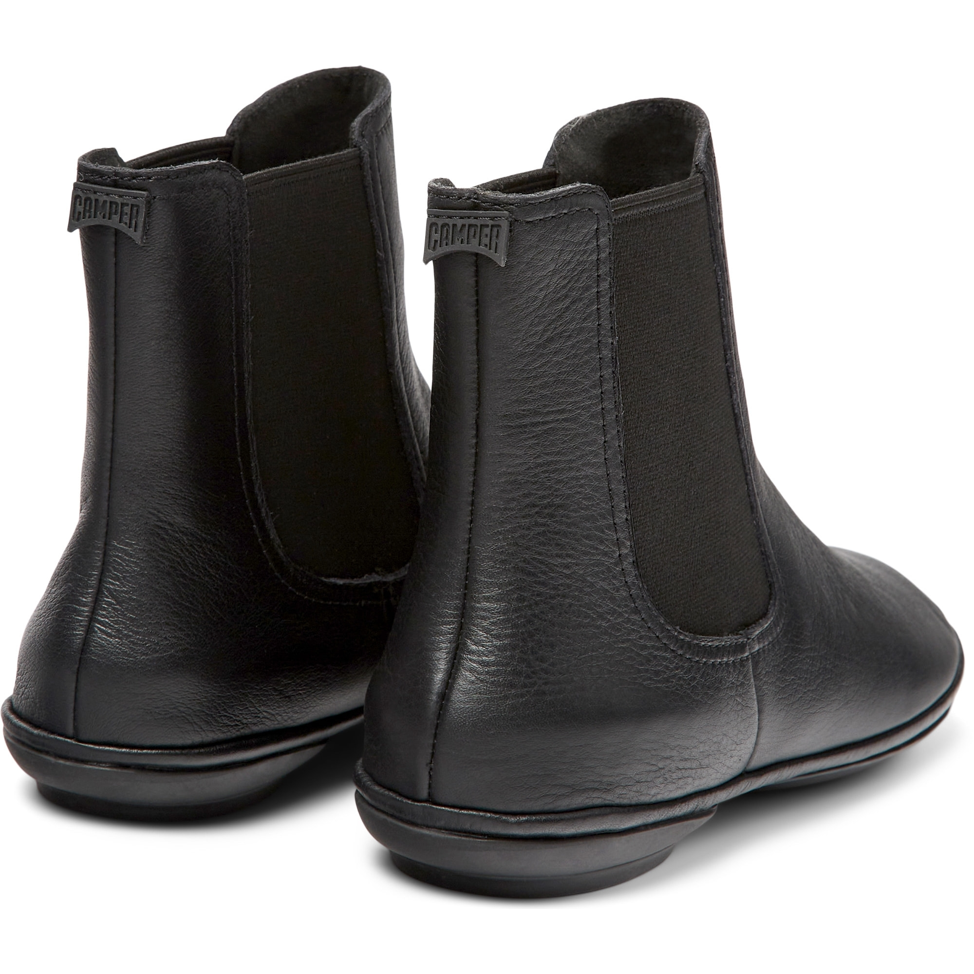 Botines - CAMPER Right Nina - Negro - Cuero liso