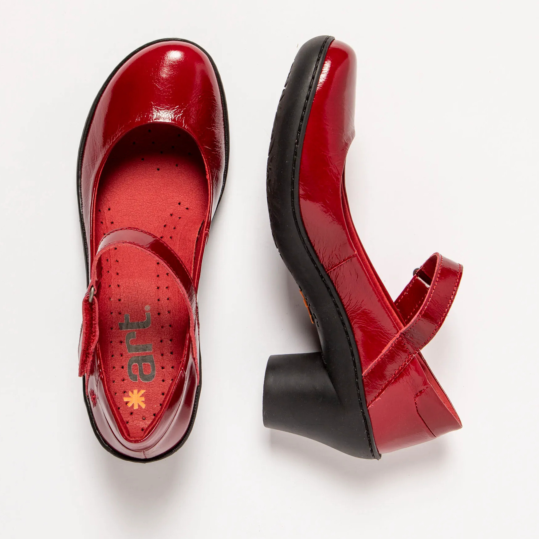 Zapatos con tacón 1440 PATENT FLASH RED/ ALFAMA color Red