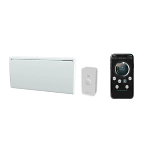 Radiateur électrique LCD céramique blanc 2000W UNO connecté