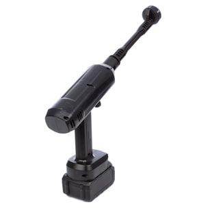 Pistola de lavado a presión con DOBLE BATERIA extraíble de 13000 mAh y 3 adaptadores de lavado diferentes. 180W y 10 bares de presión.