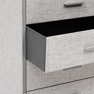 Commode 4 tiroirs Granite gris