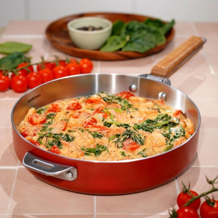 Sauteuse COOKUT LA MERVEILLEUSE  INOX 28CM - PASSION