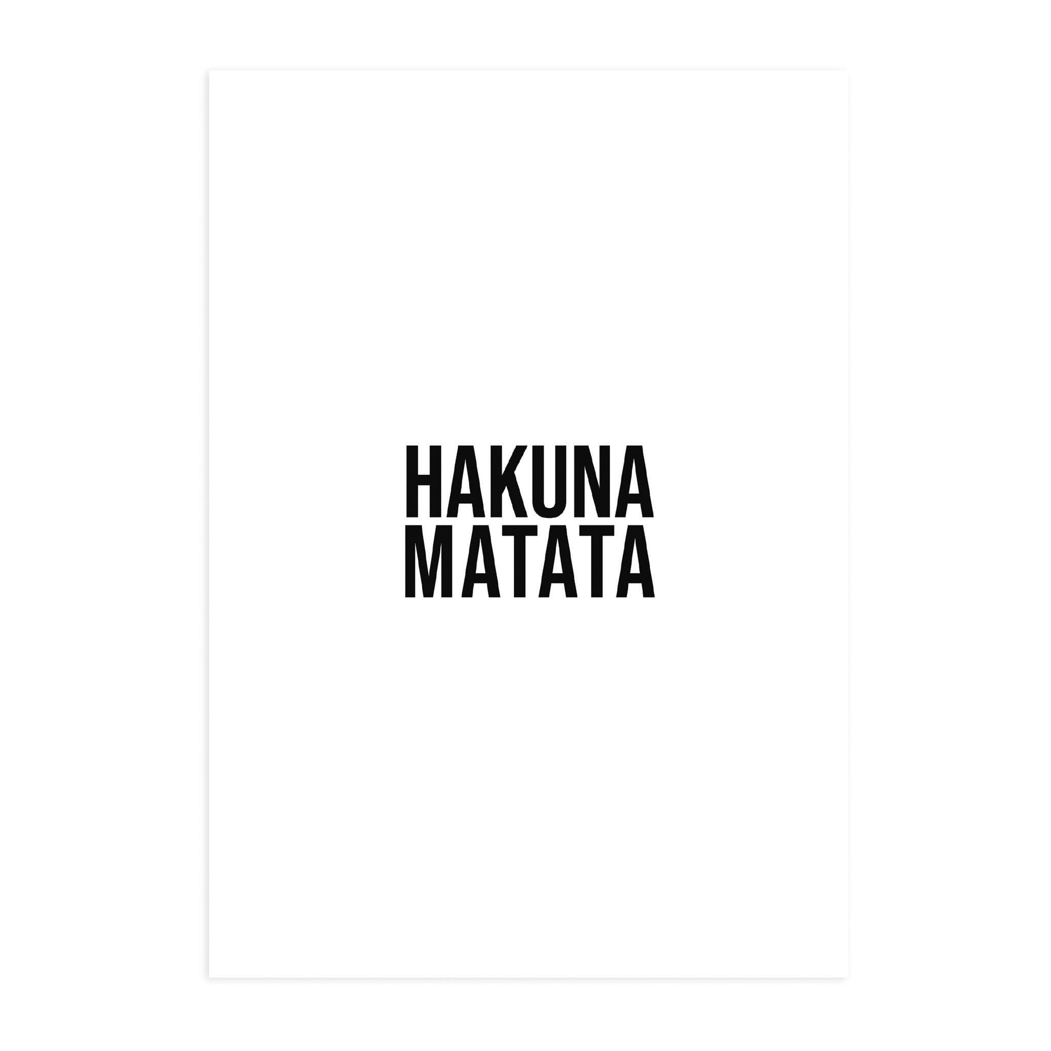 Poster Hakuna Matata