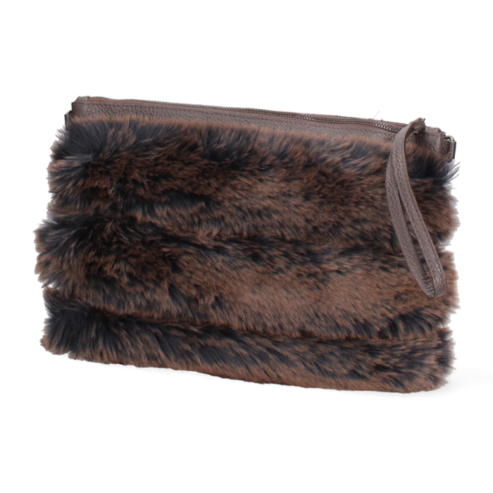 Pochette da donna In Vera pelle Made in Italy 27x34,5x2 cm