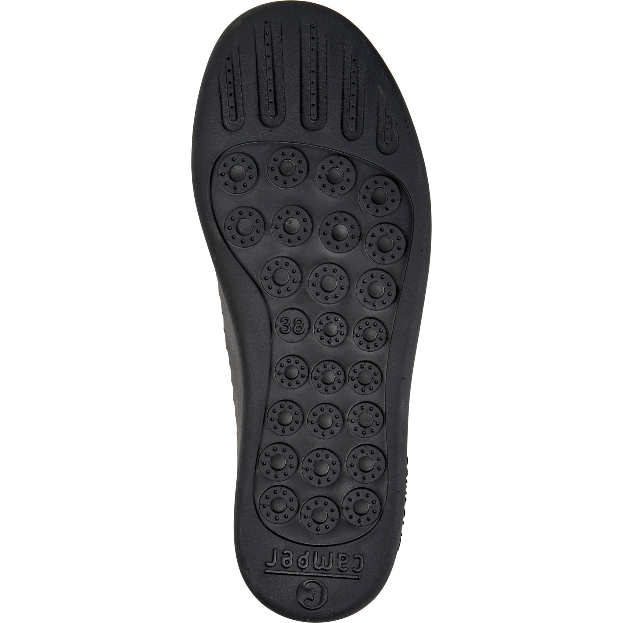 Bailarinas - CAMPER Peu Touring - Negro - Cuero liso