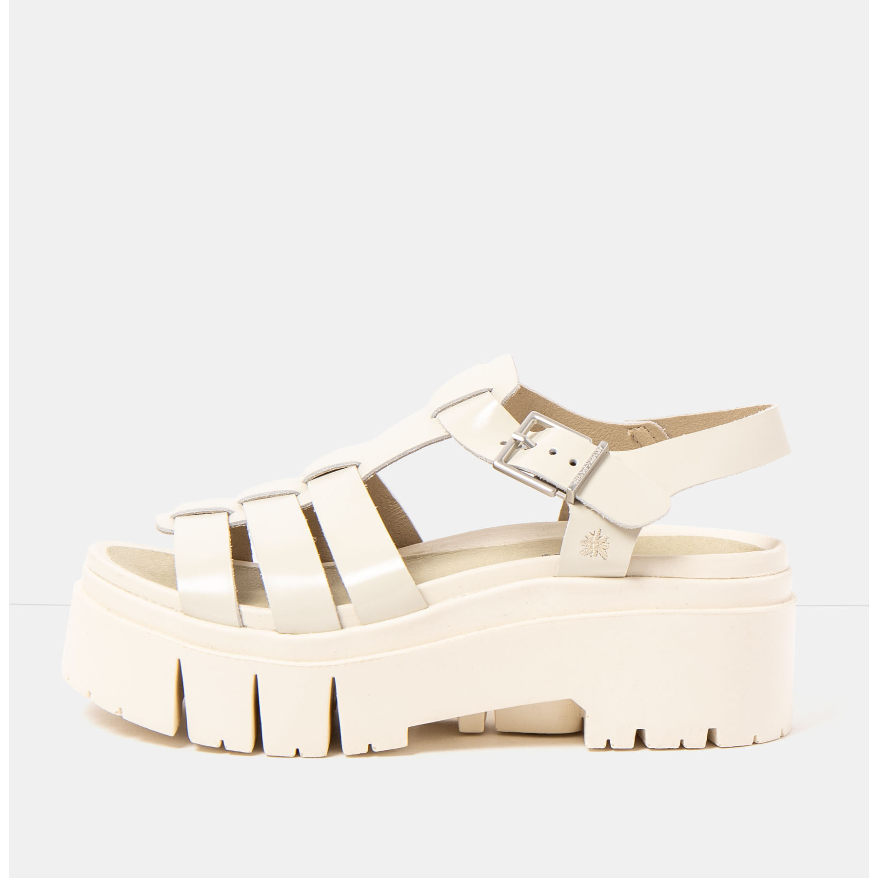 Sandalias 2042 NAPPA SHINNY CREAM / LEEDS color Cream