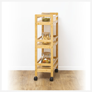 Desserte 3 niveaux moyen modèle Bambou Linha