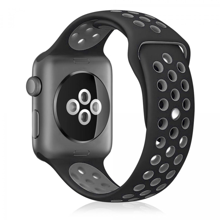 Correa deportiva de silicona Compatible con Apple Watch de: 38/40/41mm Talla S/M