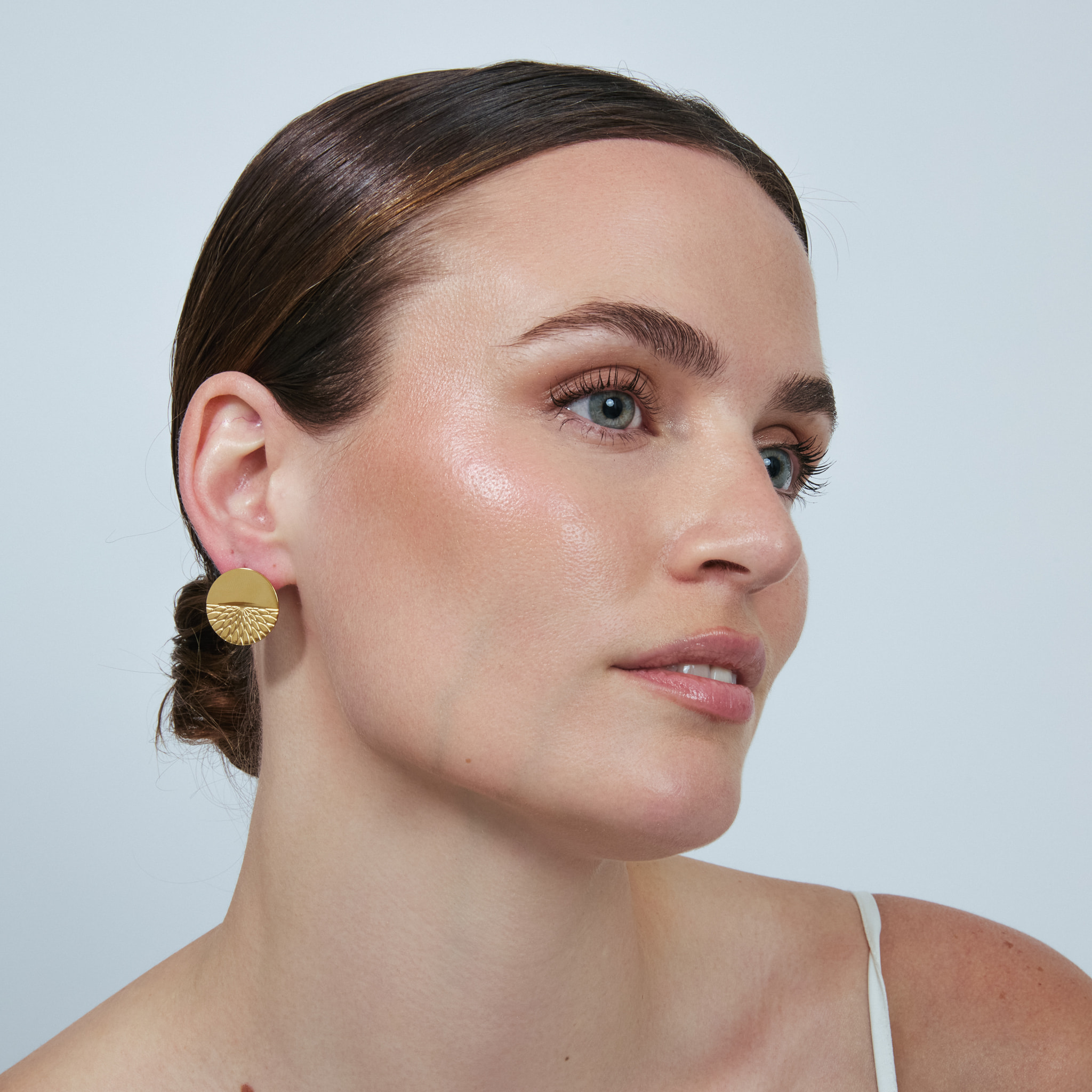 Pendientes Soodla acabado oro amarillo 18k