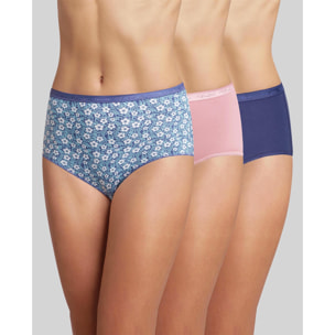 Pack de tres bragas clásicas de algodón orgánico