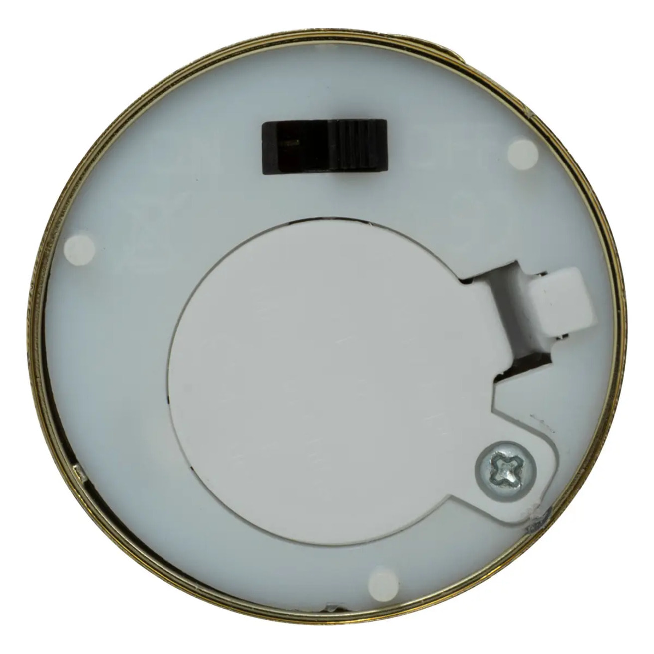 Lot de 8 bougies LED chauffe-plats D.5,5cm métal doré