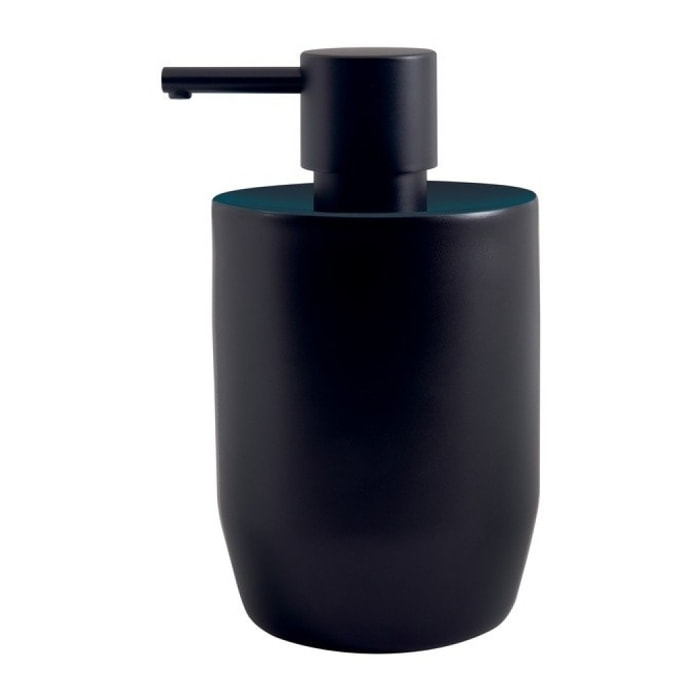 Distributeur de savon Céramique JARO Noir Pétrole Spirella